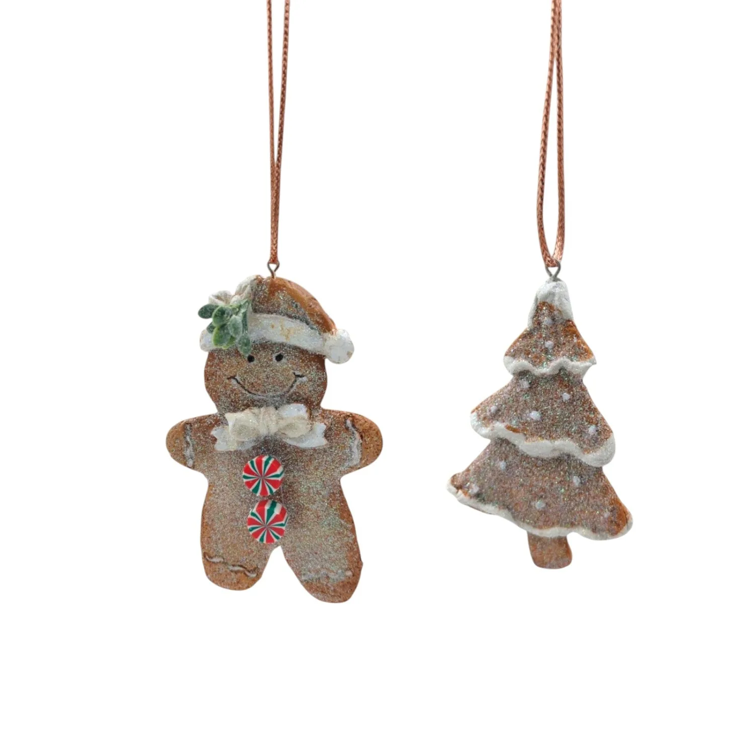 Gingerbread Tree & Boy Hanging Ornament – Christmas Tree Dec handmade by Sarah Makes