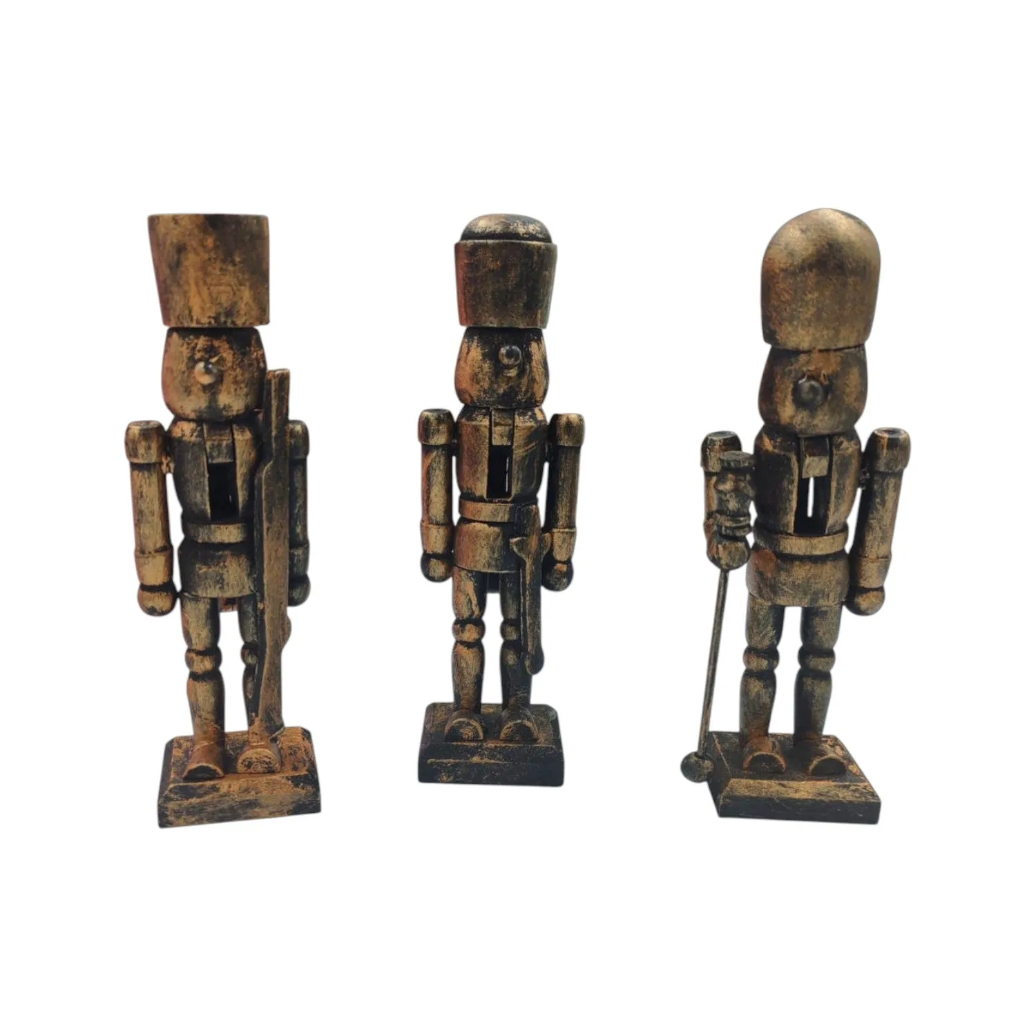 Wooden Nutcracker Figurine – Rustic Style 1 handmade by Sarah Makes