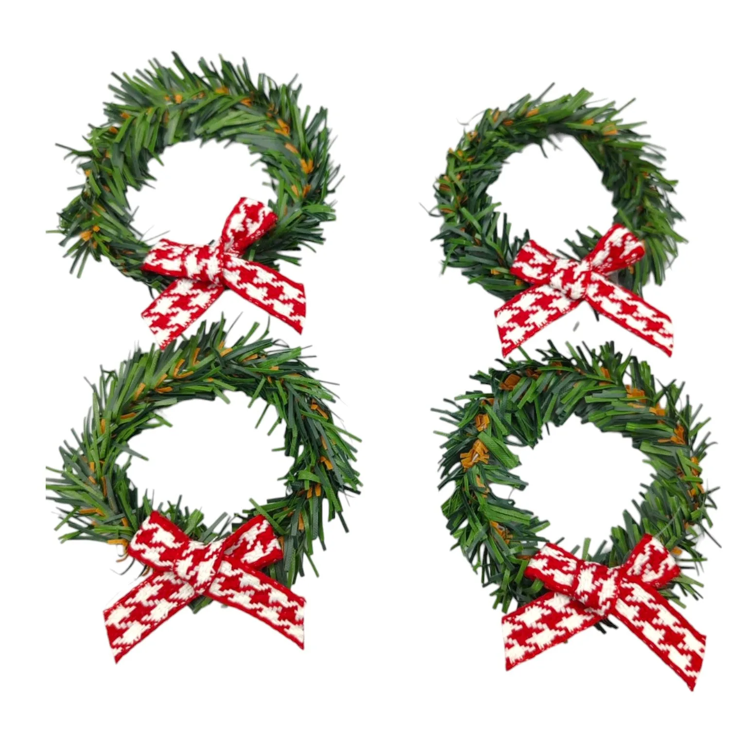 Festive Wreath Napkin Rings handmade by Handmade by Pat