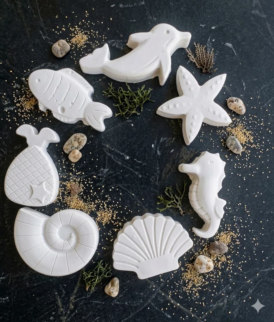 Plaster Art kit-4 piece handmade by Krafty Kids SA