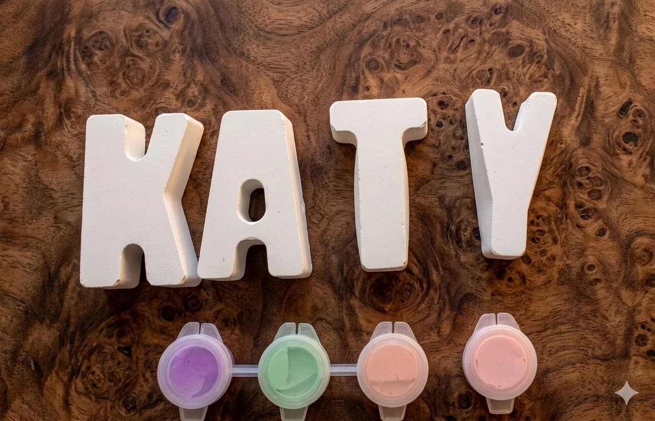 Name kits handmade by Krafty Kids SA
