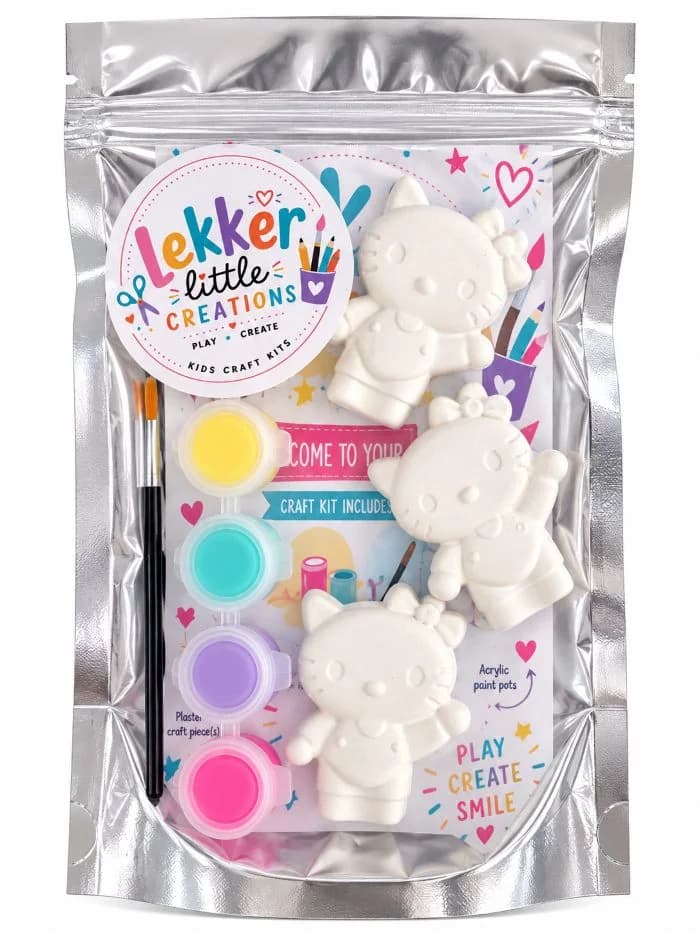 Lekker Little Creations Hello Kitty Craft Kit handmade by Lekker Little Creations