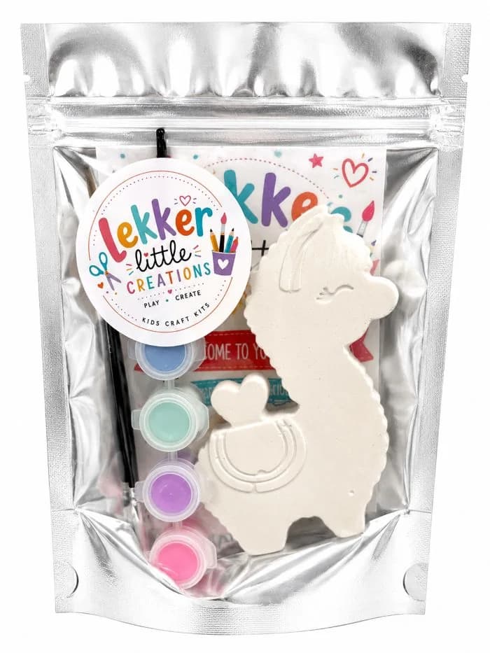 Lekker Little Creations Llama Craft Kit handmade by Lekker Little Creations