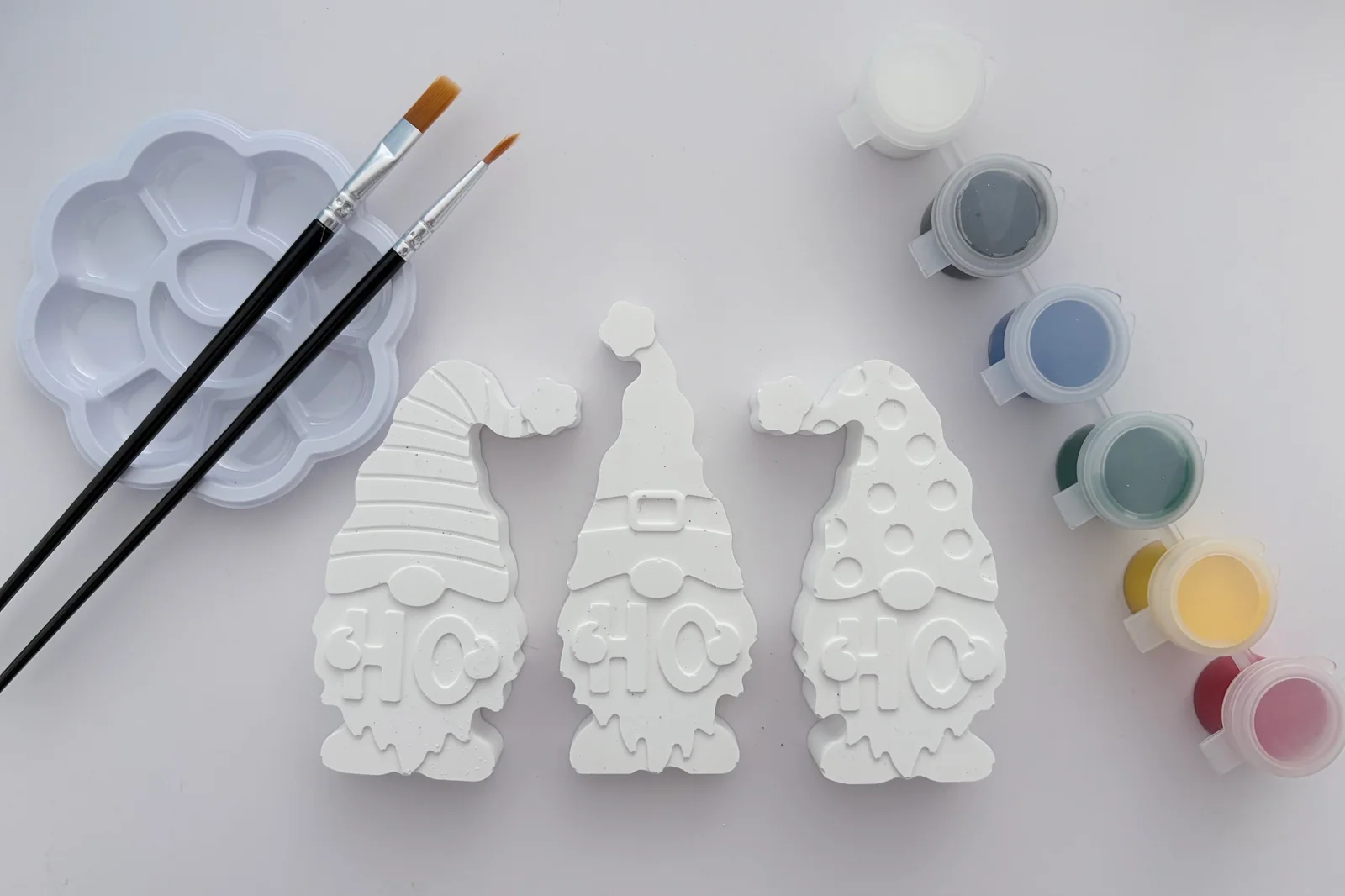 Ready to Paint Christmas Gnomes handmade by Crafty Doodle
