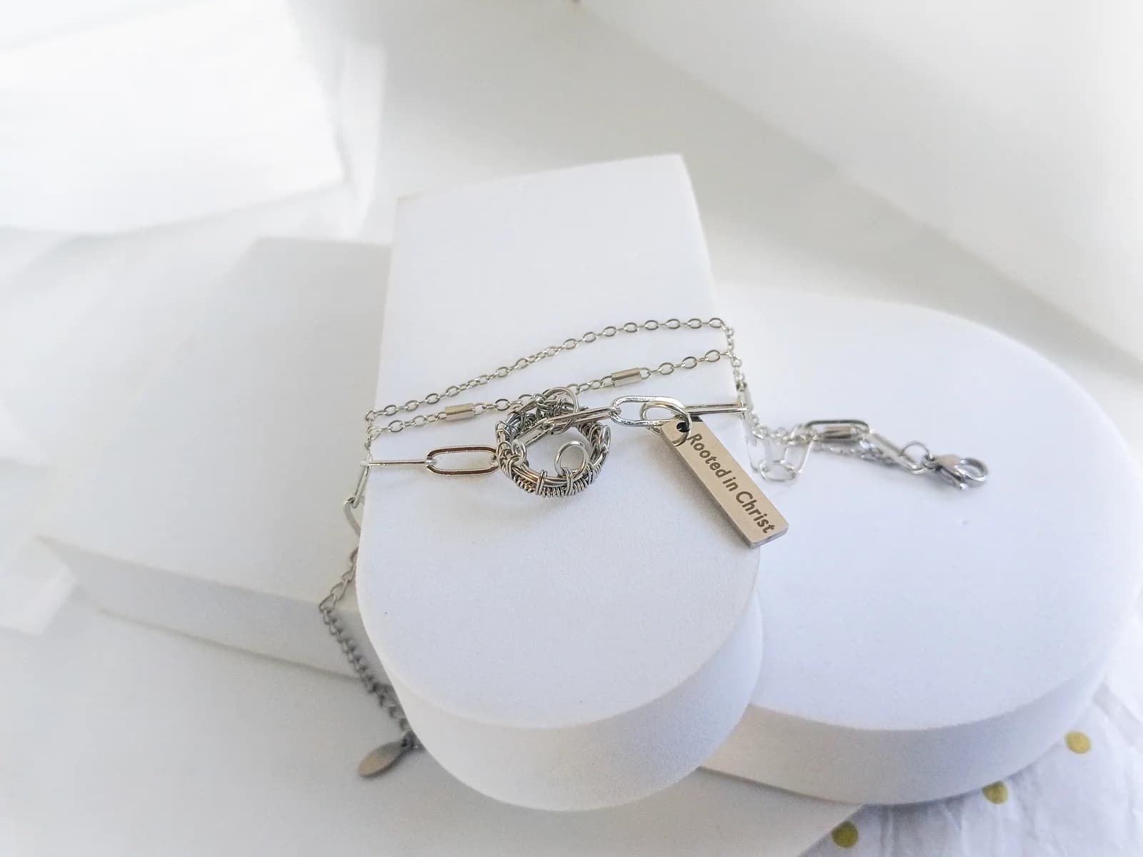 Rooted in Christ Bracelet handmade by AdoraMix
