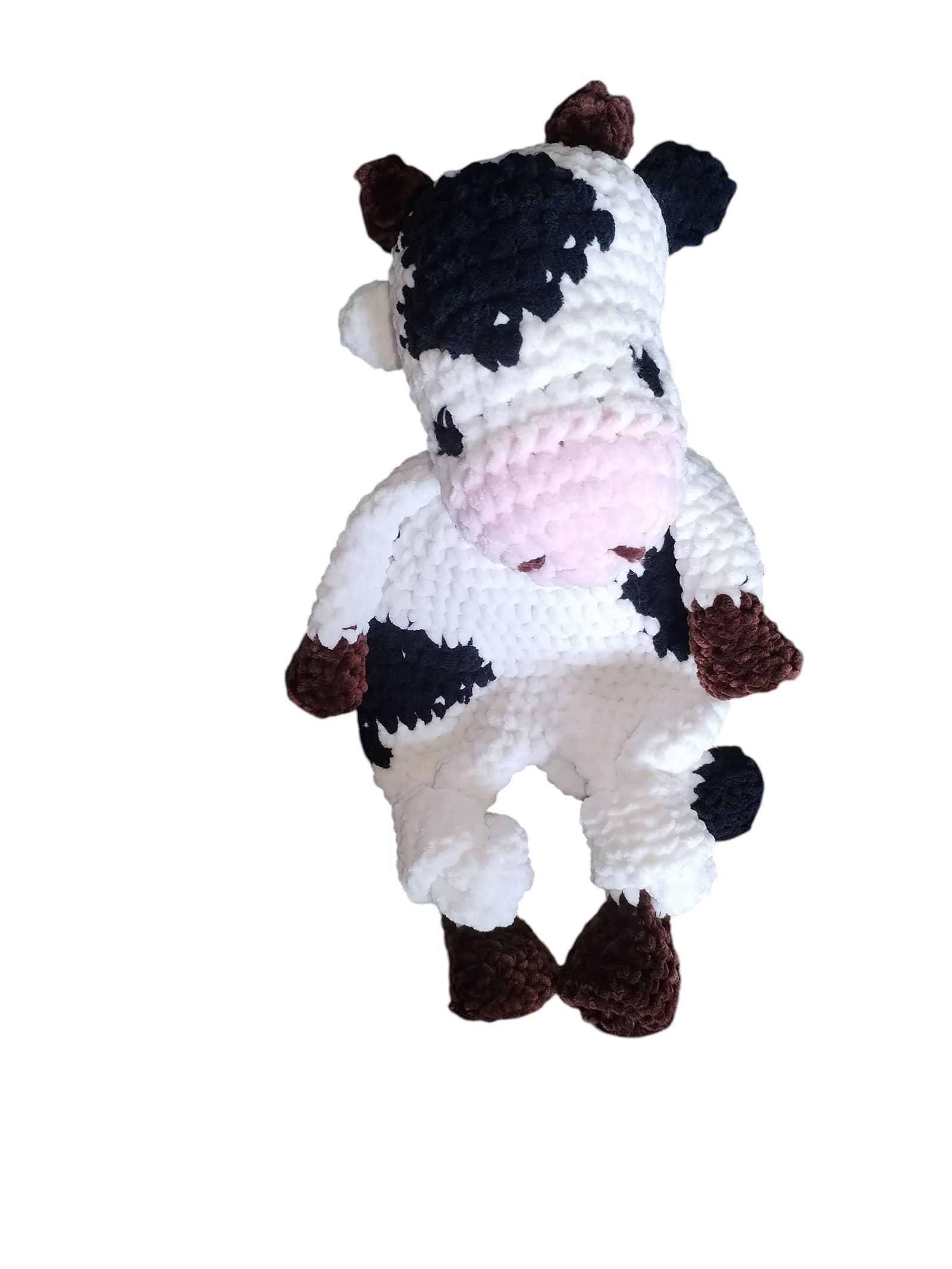 Marble moo Cow Snuggler handmade by Kidz Thingz