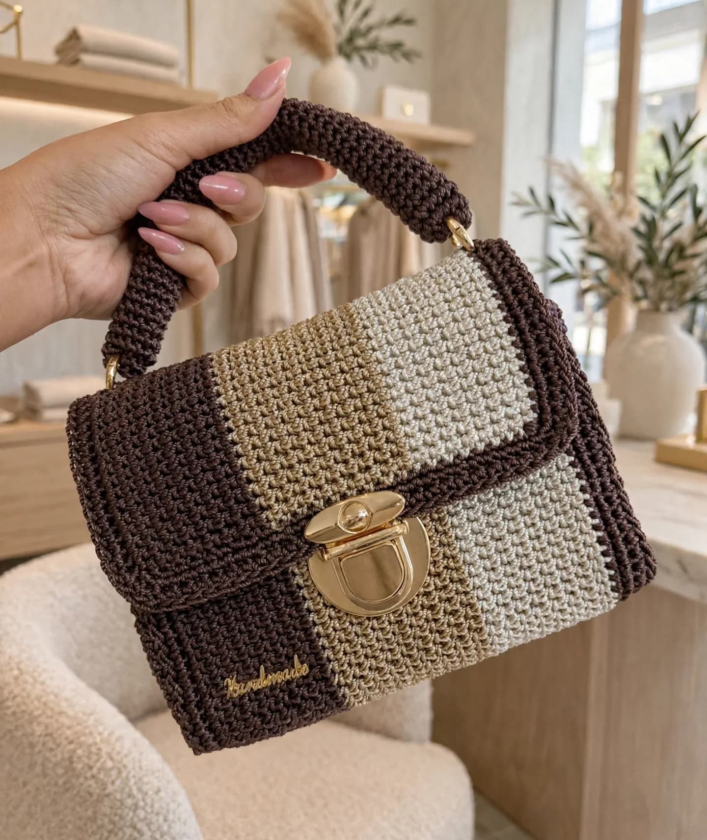Satchel Bag Mini handmade by Lemochet