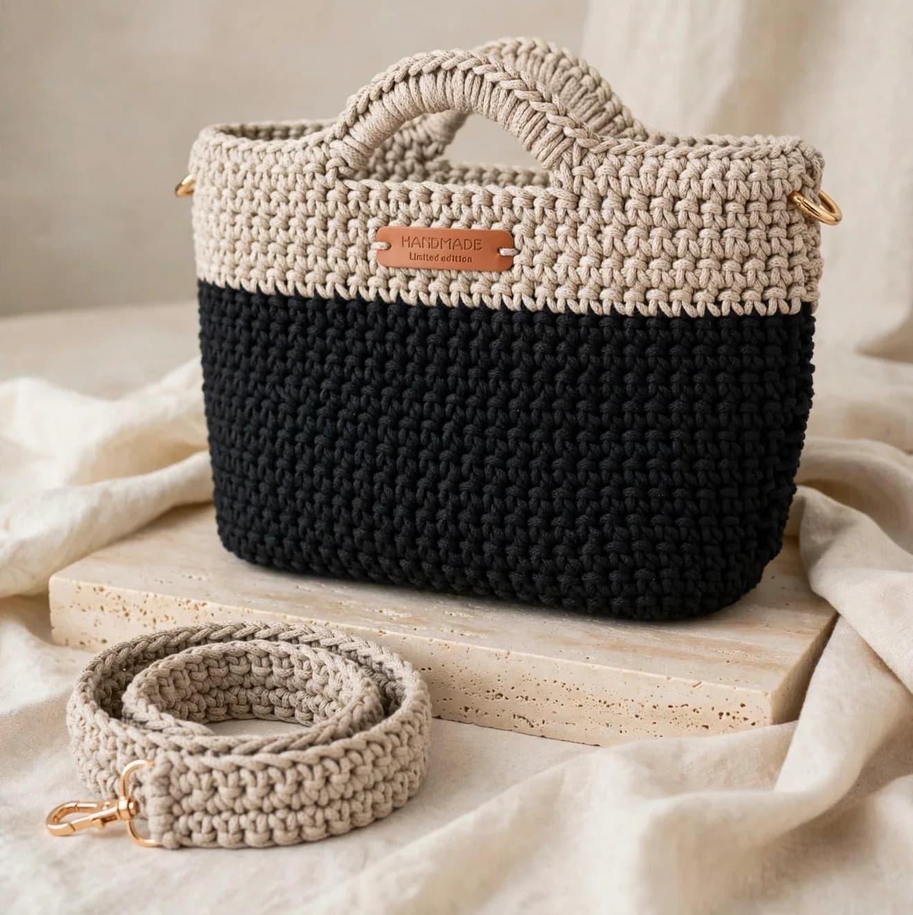 Tote Bag Mini handmade by Lemochet