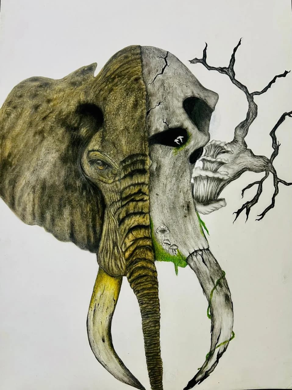 ORIGINAL: ‘Echoes of Split Legacy I’ handmade by Art By Sipho Ngwenya