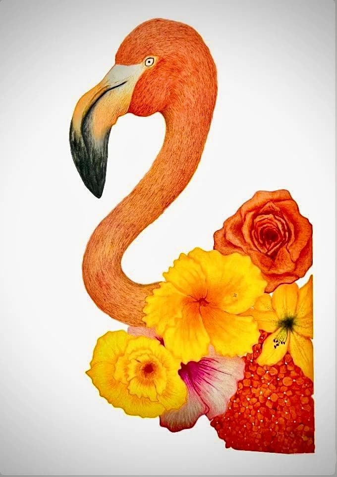 PRINT: 'The Depth of the Bloom' handmade by Art By Sipho Ngwenya
