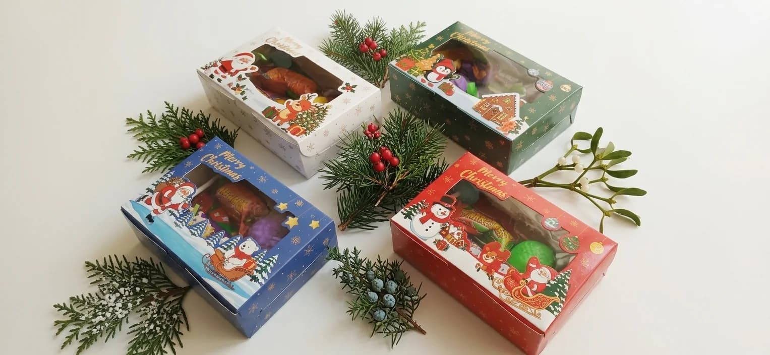 Christmas Box handmade by Krafty Kids SA
